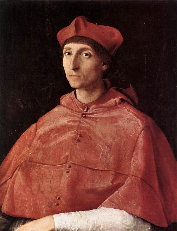 RAFFAELLO Sanzio Portrait of a Cardinal